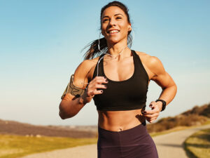 mulher se exercitando